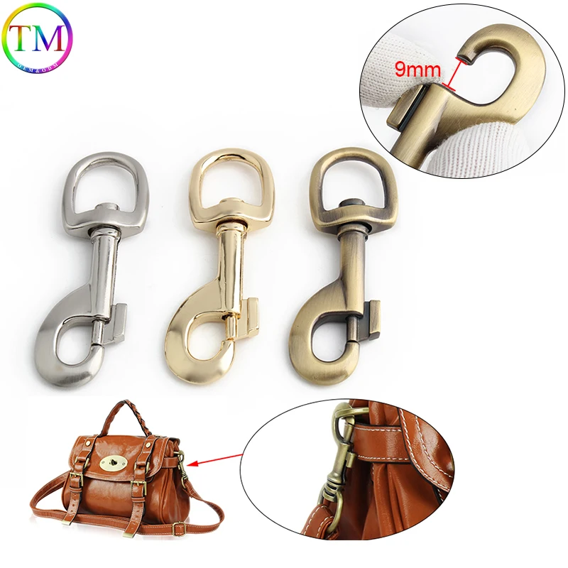 10-30PCS 92x21MM Metal Swivel Spring Snap Hooks For Woman Handbag Purse Shoulder Bags Strap Keychain Buckles Accessories