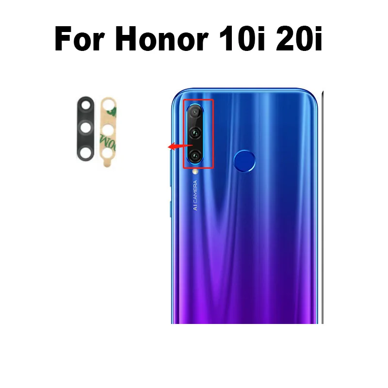 

Original For Huawei Honor 20i 10i Back Camera Glass Rear Lens Replacement With Adhesive Sticker