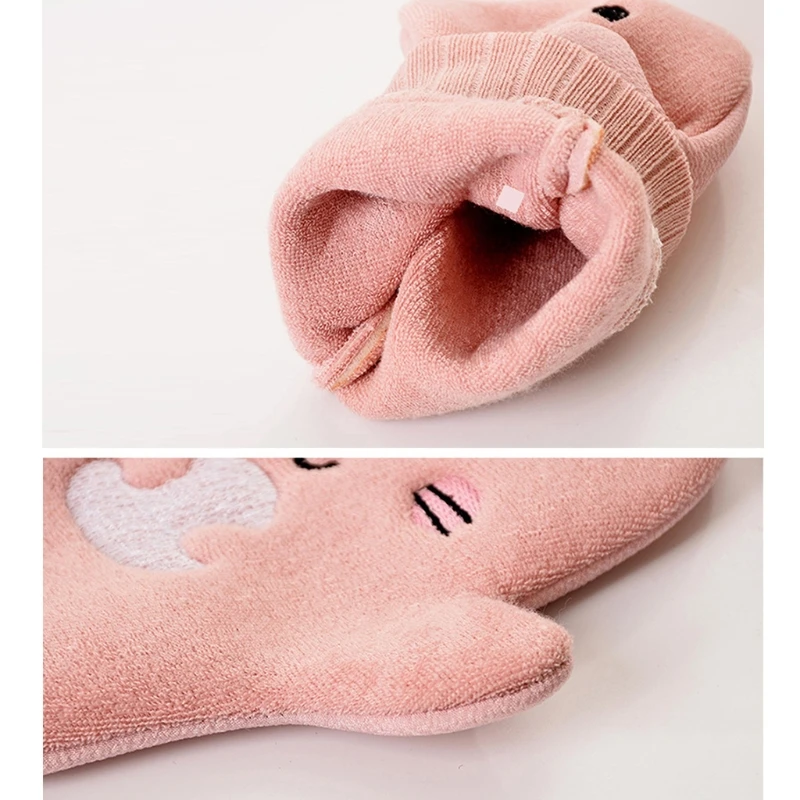 Baby Bath Gloves Creative Baby Bath Gloves Children Cartoon Cactus Bath Mitt Washcloth Scrubbing Gloves Body Clean Sponge