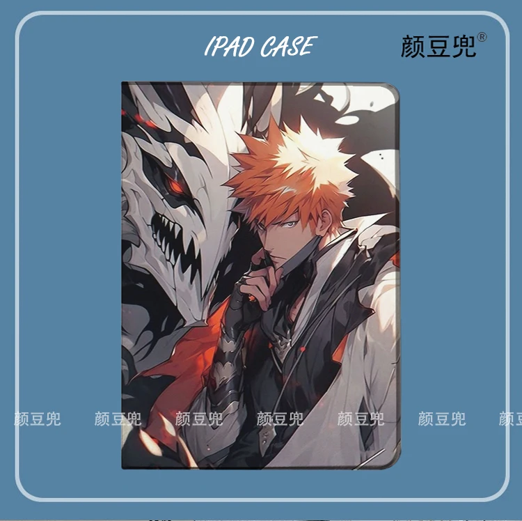 

Bleach Anime Kurosaki Ichigo Case For iPad 10.2 10th Air 2 3 Mini 6 5 Case Luxury Silicone iPad Pro 11 12.9 For iPad Air4 5 Case