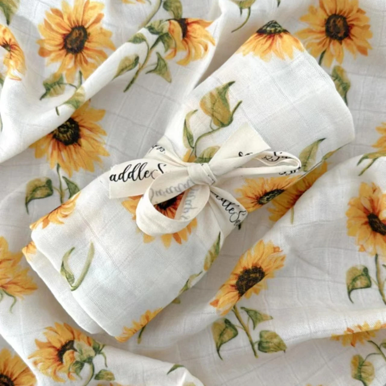 Bamboo Baby Blankets Newborn Baby Stuff Cotton Baby Muslin Swaddle Wraps Kid Blanket Soft Print Infant Towel Wrap 2