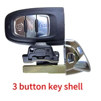 JXKEY 8T0959754C 315/433/868MHz 3/4 ปุ่มดัดแปลงเช่น Lamborghini สําหรับ Audi A4 A5 A6 A7 S4 2009-2016 Smart Remote Key Fob Shell 4
