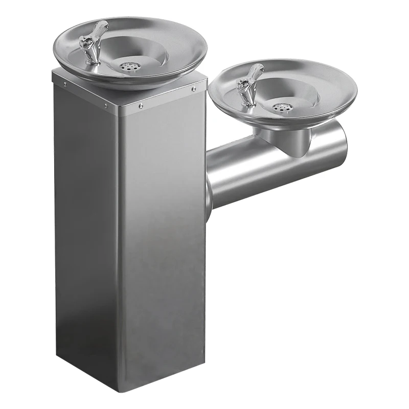 

304 stainless steel drinking fountain outdoor column basin community park public wash basin outdoors