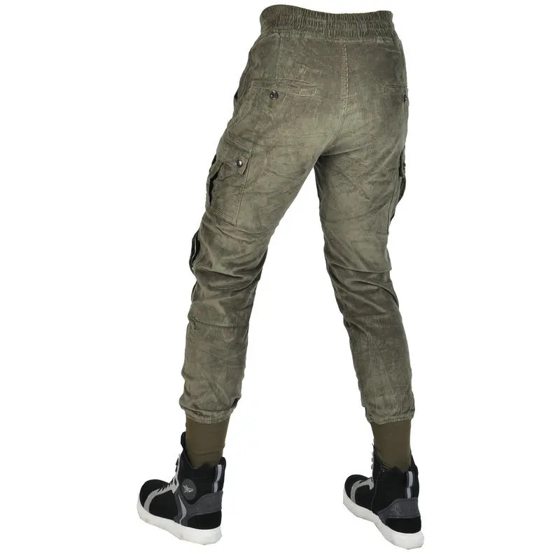 XXS-4XL 오토바이 라이딩 팬츠 안티폴 방풍 탄성 코듀로이 모터바이크 청바지 CE 보호 장비 모토크로스 팬츠