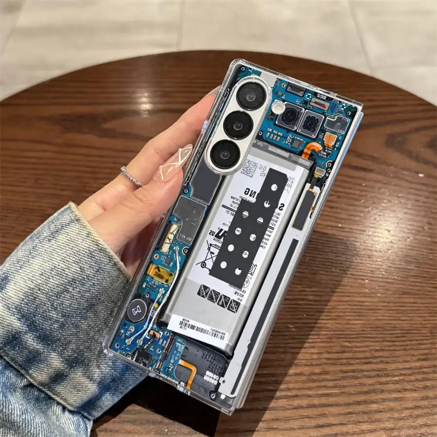 Transparent Soft Phone Cover with Camera Protection & Battery Access