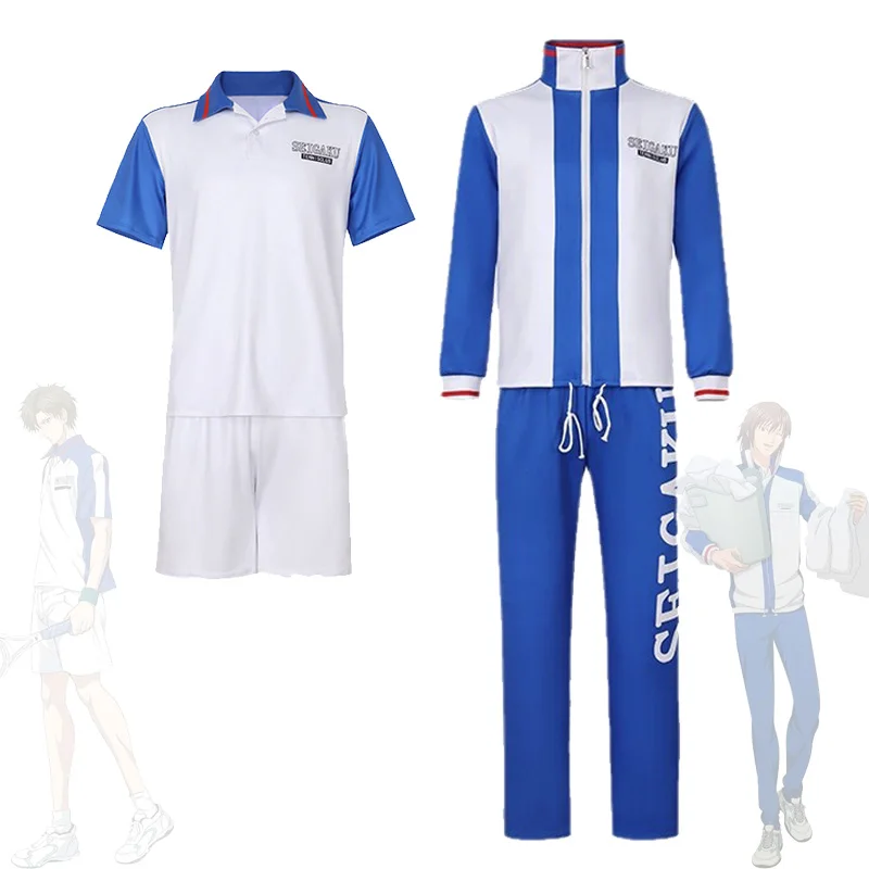 

Anime Ryoma Echizen Cosplay Tezuka Kunimitsu Costume Seigaku Tennis Club Sportswear Fuji Syusuke The New Prince Of Tennis
