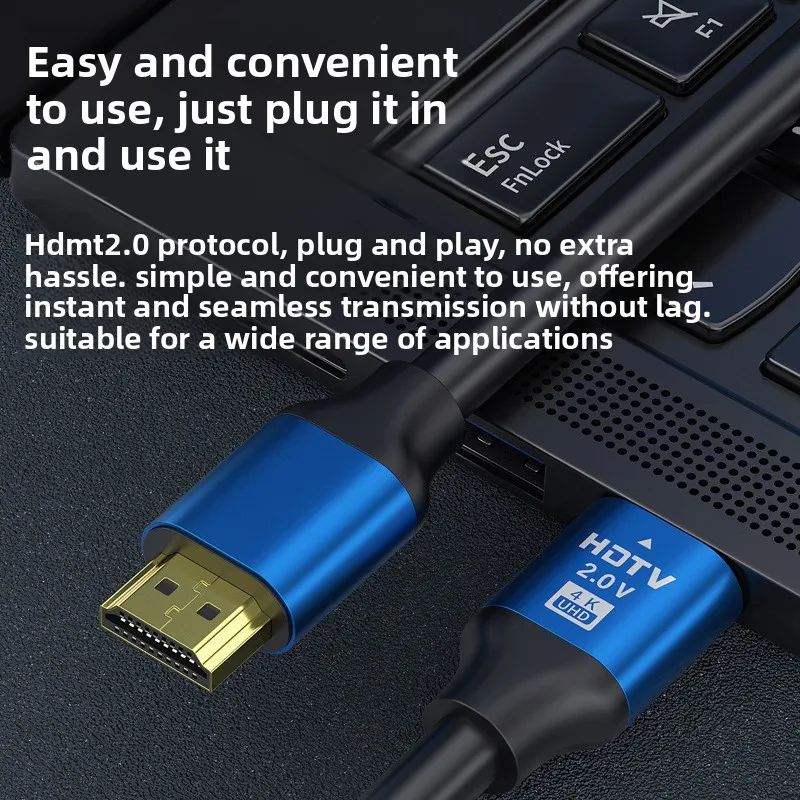 HDMI cable version 2.0 4K computer monitor connection cable TV projector data high-definition cable HDMI cable