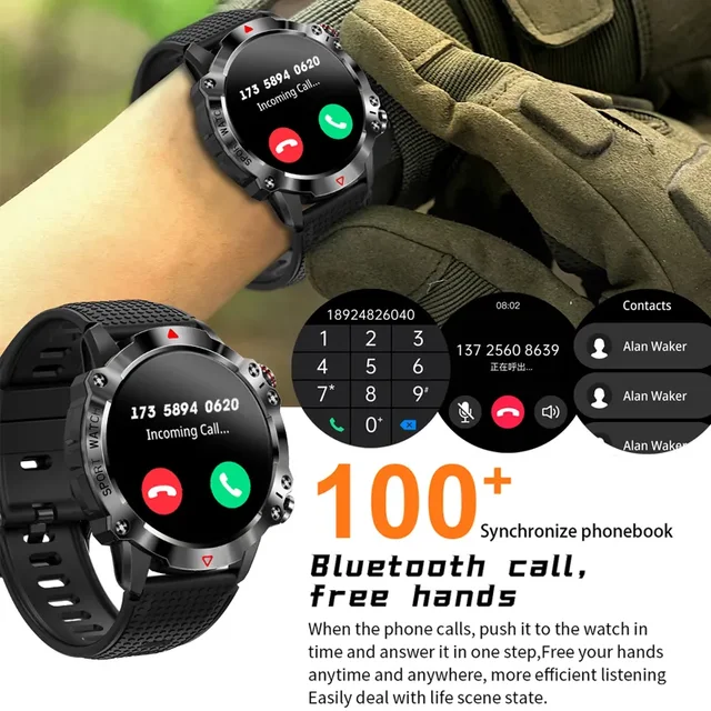 2023 New KR10 GPS Smart Watch Premium Multisport Watches Bluetooth Call Heart Rate Blood Pressure Smartwatch For Amazfit Falcon 6