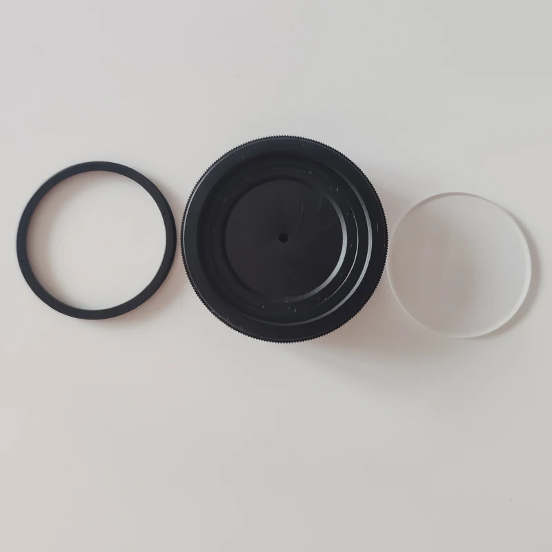 Adjustable 1.5-26mm Iris Diaphragm Mounting thread M30 to M37 DIY Retrofit night vision Adapter Ring with Tempered Glass Lens