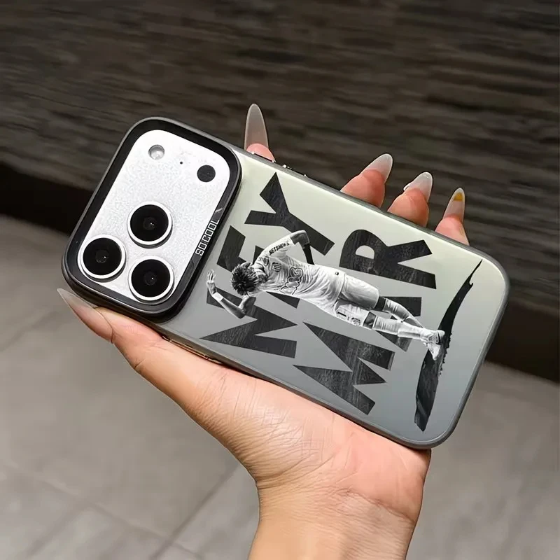 N-Neymars Frosted Acrylic Phone Case - Stylish and Durable Protective Cover