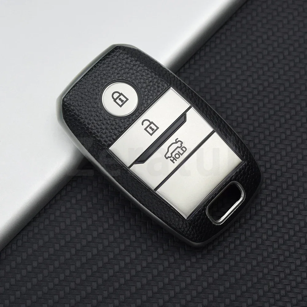 Premium Leather TPU Car Key Cover Case
