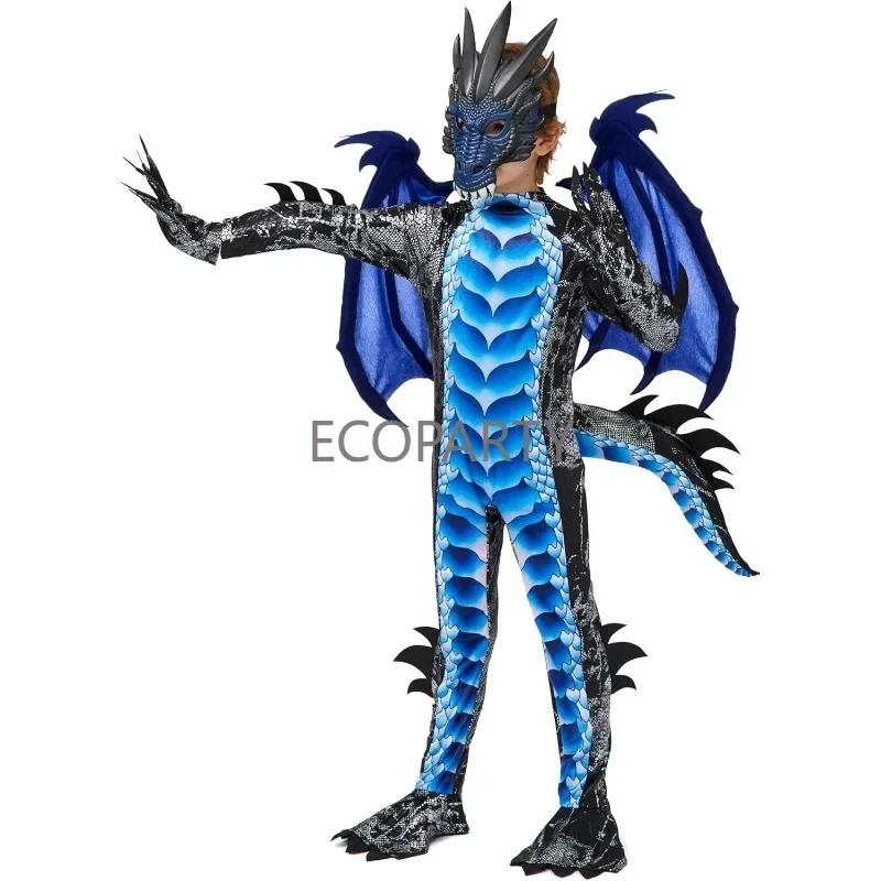 Kids Halloween Dragon Costume Set
