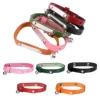 1 Pc Pet Cat Collar Personalized Antiloss Diy Custom Adjustable Leather Cat Collar With Bell Kitten Collar S/M/L Pet Accessories 6