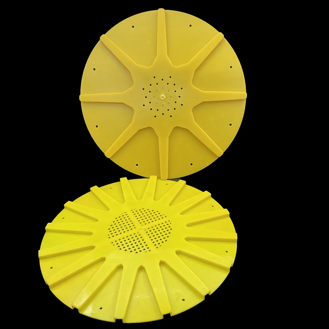 5 db Méh Kolónia Gyors Esger Kijárat A Fészekajtó Menekülése 8Ways 16 -Utcai Pályán Műanyag Kerek Lemez Méhkónus Apicultura Farm Kellékek - Image 5