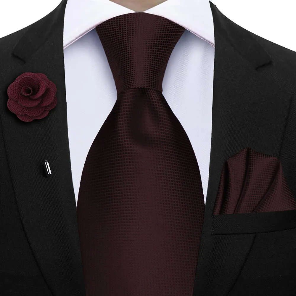 Elegant Peacock Blue Plaid Men's Accessory Set - Tie & Pocket Square Collection