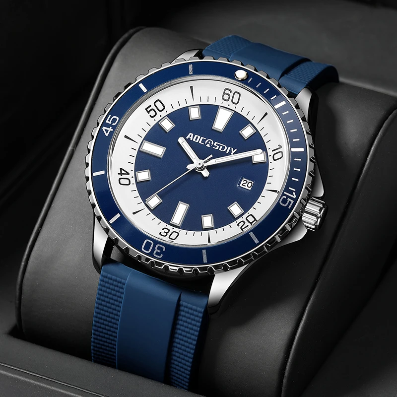 Elegant Multi-Functional Luminous Men's Waterproof Sports Watch