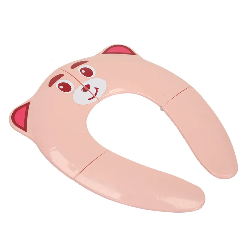 Portable Folding Non Slip Silionce Pads Potty Training Seat for Kids Foldable Toddlers Toilet Seat Potty Cover for Travel