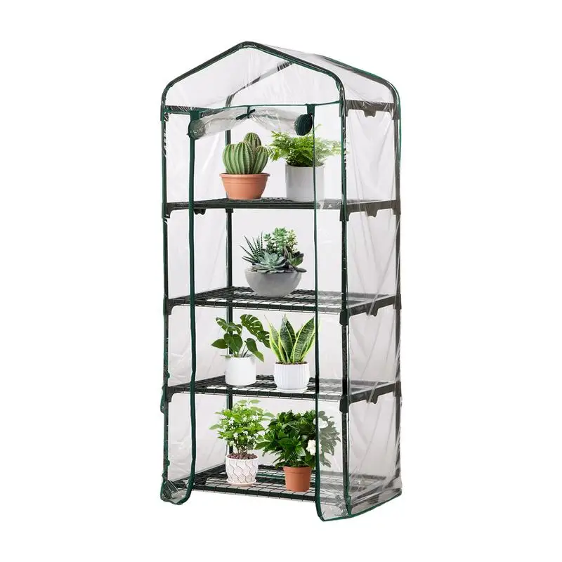 Outdoor For Garden Giardinaggio Warm Waterproof Serra Mini Fioriera Portatile House Flower Frame Meaty Sun Room Hothouse Cover