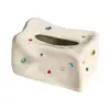 Tissue Box Cover Napkin Dispenser Facial Napkin Box Holder Facial Tissue Holder for Restaurant Desktop Bedroom Toilet Washroom 2