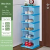 6 layers Standing Shoe Rack Dustproof Shoes Cabinet Assemble Shoe Organizer Shelf Top-quality Corner Closet Holder 2