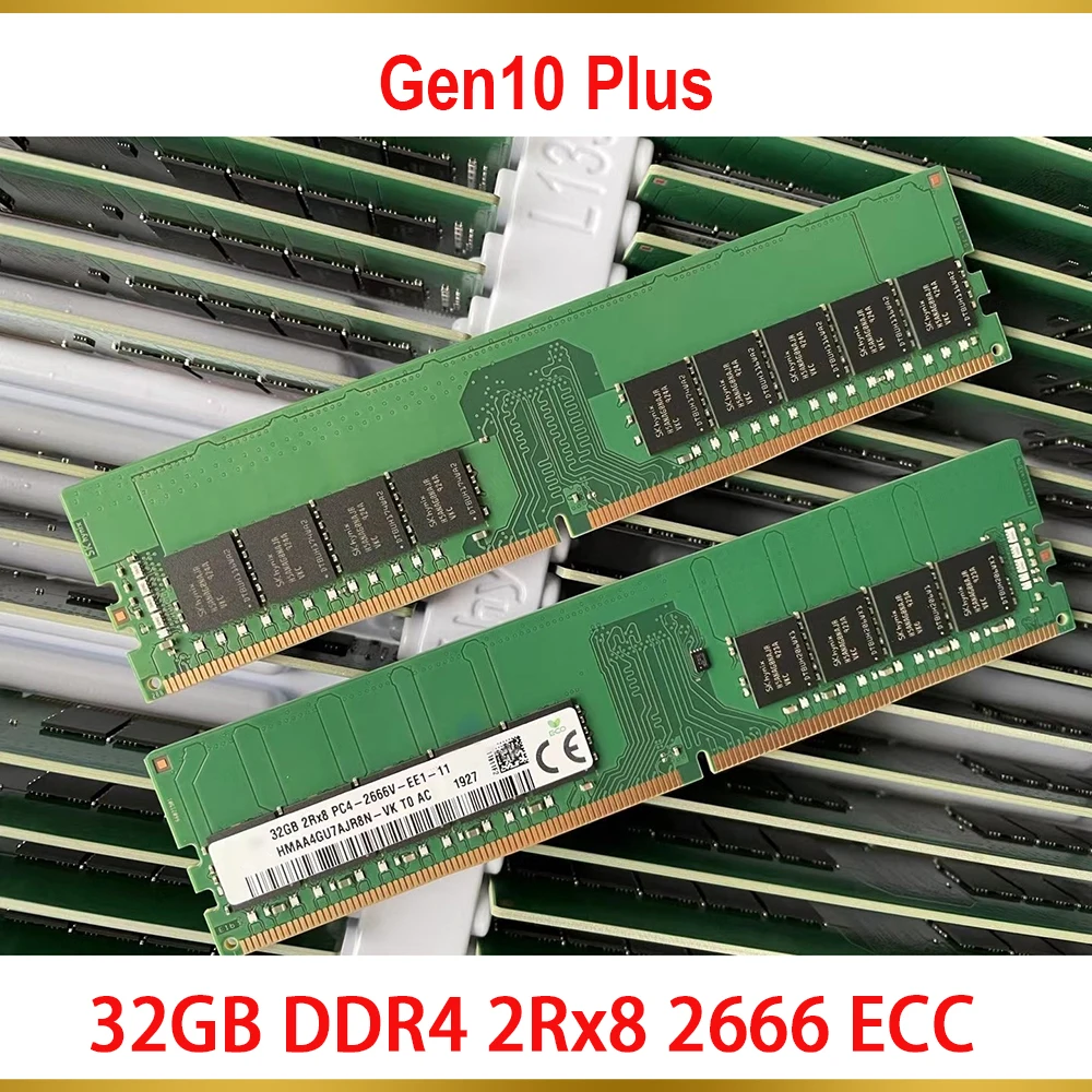 Memoria Server 1 Pz Per Server Hpe Microserver Gen10 Plus 32G 32Gb Ddr4 2 Rx8 2666 Ecc