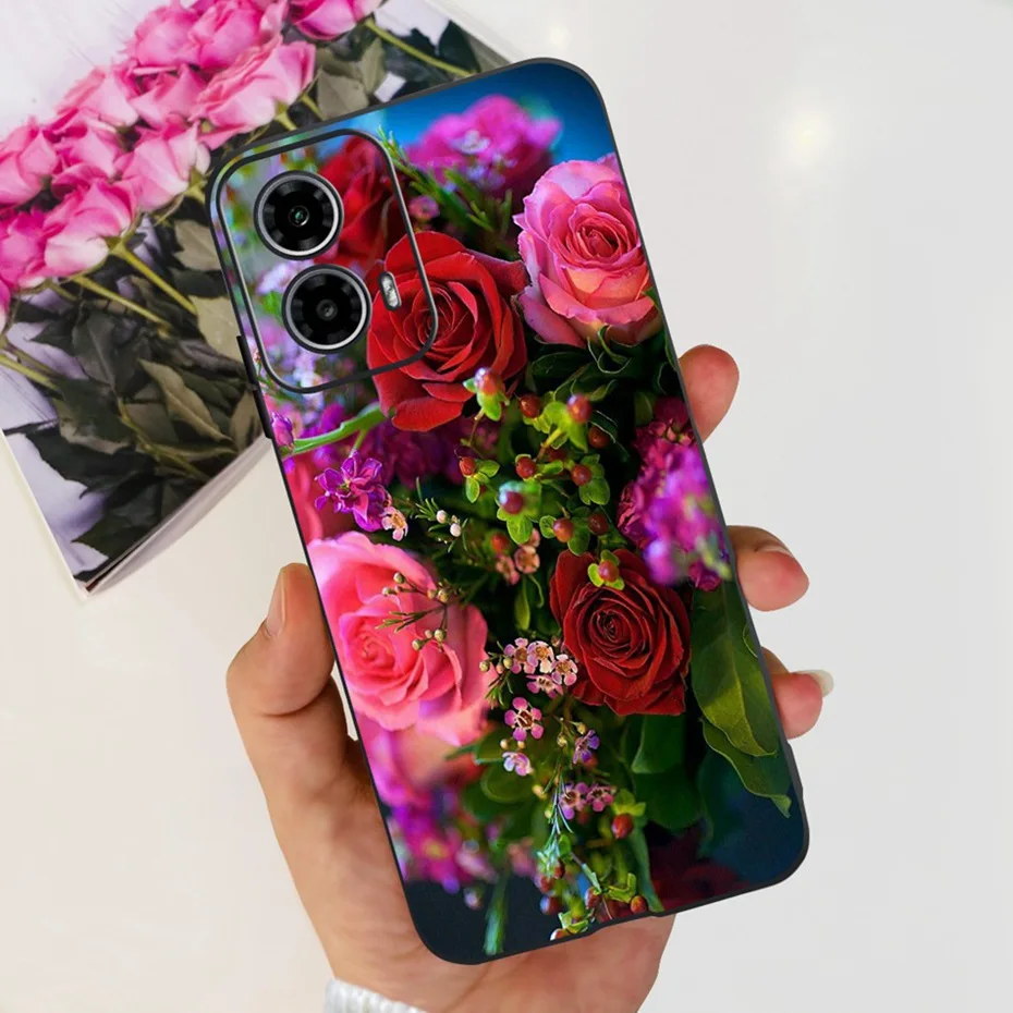 Cute Love Pattern Soft Silicone Phone Case - Stylish & Durable Back Cover