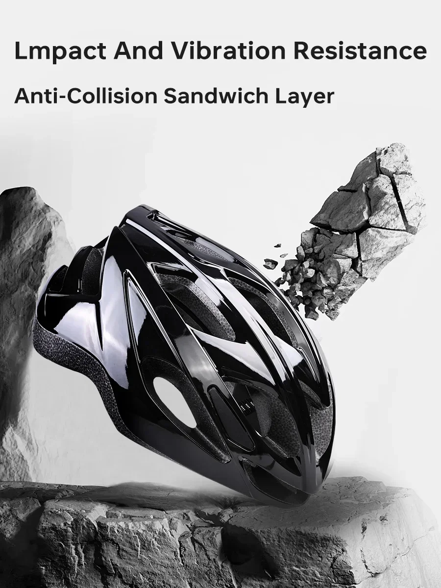 Description Picture 5 of itemBicycle Helmet Men Women Integrally-Molded Ultralight Outdoor Cycling Helmet Adjustable MTB Road Helmet Accessory 19 Air vents