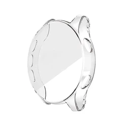 Ultra - Thin HD Clear Shockproof Smartwatch Screen Protector Case - Soft TPU All - Around Cover (Transparent)