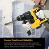 Electric Goddess  Brushless Electric Hammer Drill Multifunctional Rotary Cordless Rechargeable Power Tool For Dewalt 20V Battery 6