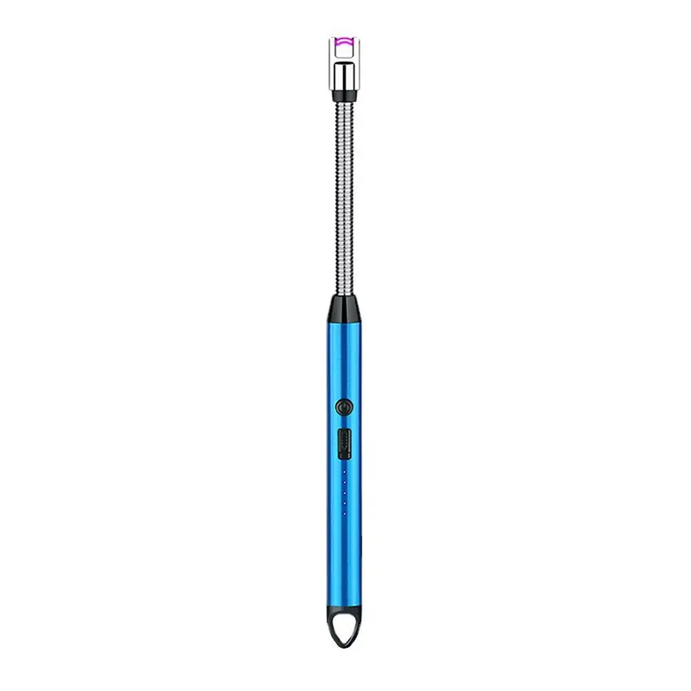 Electric Arc Lighter USB Rechargeable Portable Flameless Candle Lock Stove Safety Gun Lighter Ignition Eco-Friendly Gas V3A7 electric arc igniter