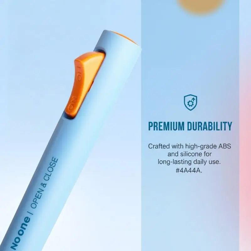 듀얼 볼팁 크리에이티브 피젯 젤 펜 블랙 잉크 0.5mm 독특한 클릭 액션 스트레스 해소 문구류