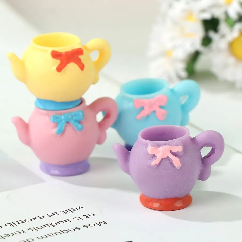 Food Drink Room Coffee Cup Kitchen Tableware Decors Cream Gum Teapot Mini Miniature Dolls Accessories 2pcs lot dollhouse coffee cup mini miniature kitchen room food drink home tableware decors dolls accessories