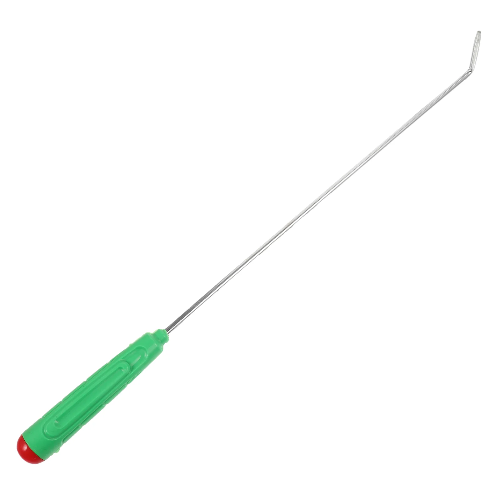 

Indoor Fire Poker Durable Fireplace Tongs Pits for outside Outdoor Long Camping Hook Metal