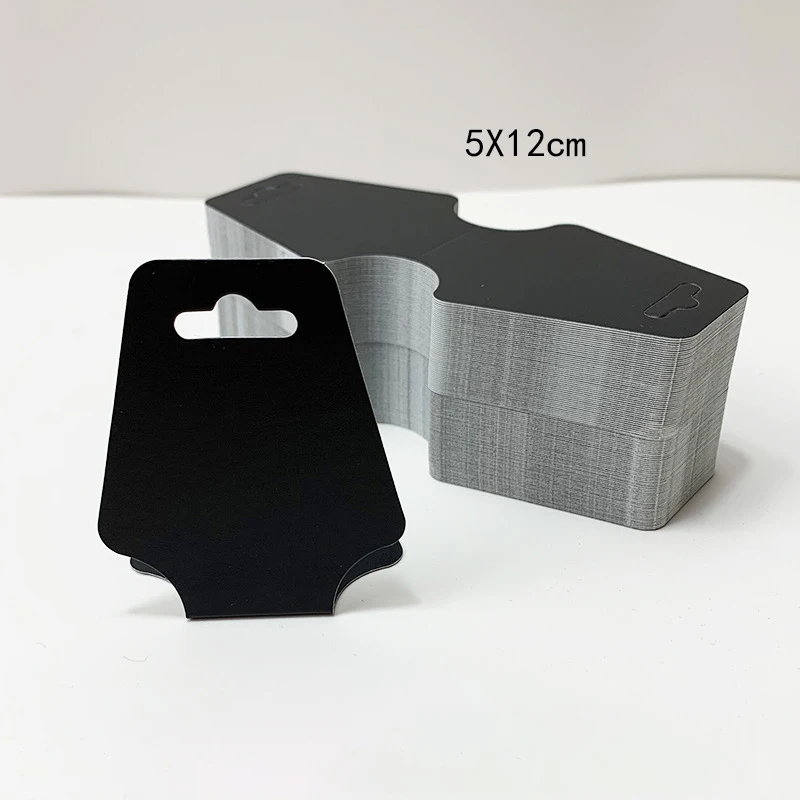 50pcs Foldable Blank Kraft Package Display Card Necklace Bracelet Hairband Price Hang Tag For DIY Jewelry Making Supplies