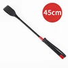 45cm Black PU Leather Short Straight Whip,Flogger Paddle Horse Whip,Riding Crop Equestrian Horsewhip 1