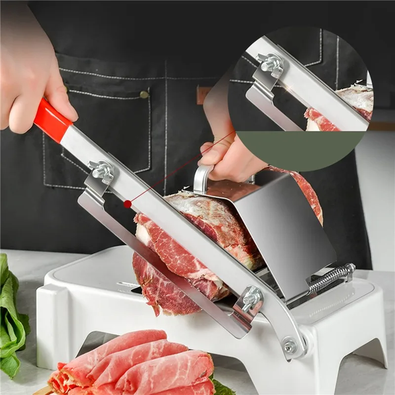 Stainless Frozen Meat Slicer Lazy