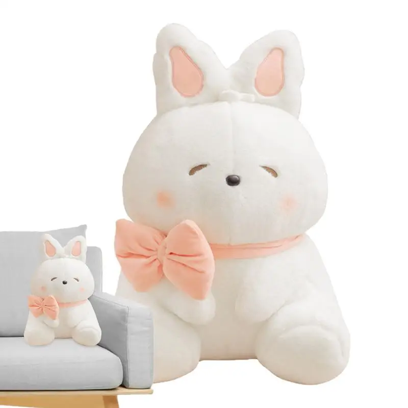 

Мягкий Кролик, Пасхальный кролик, мягкая игрушка-Зверюшка, пушистый кролик, симпатичный реалистичный плюшевый кролик, игрушка для малышей для девочек