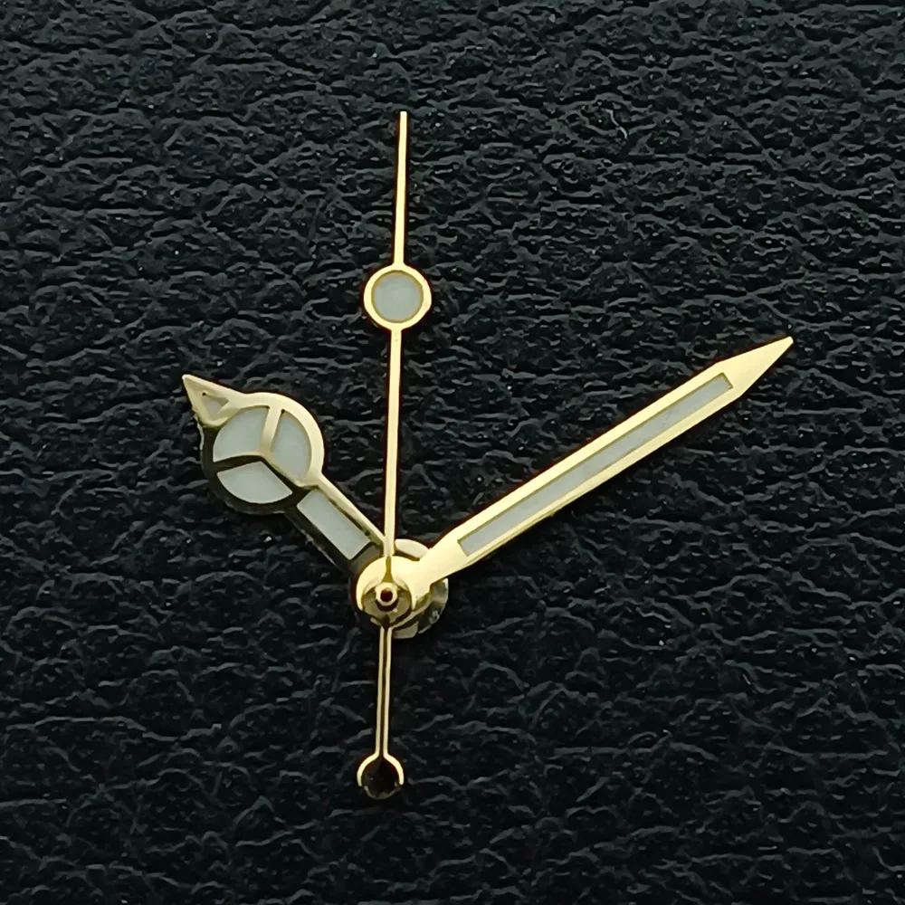 Watch accessories hands C3/bgw9 blue green luminous fit NH-35-36 movement mechanical wrist watch silver gold rose gold black