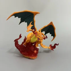 Anime Charizard Action Figure - Mega X Spitfire Edition PVC Collectible Toy Gift (Orange)