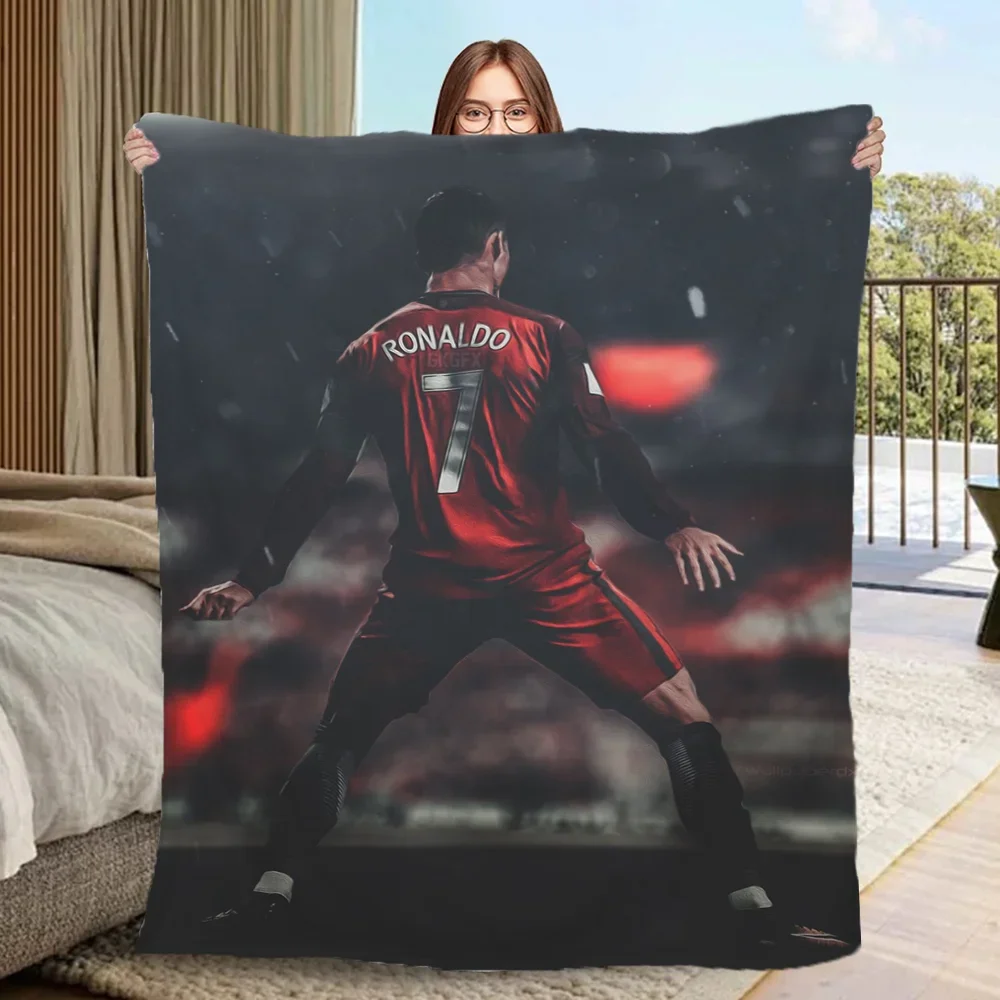 Home Interior Ronaldo Luxury Throw Blanket Fluffy Hairy Blankets for Bed Blanket 150cm X 200cm Sofa Blankets and Throws Cobija 5