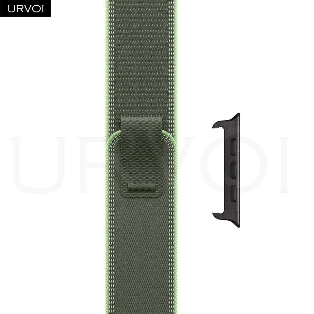 URVOI Nylon Weave Trail Loop Band with Pull Tab Closure