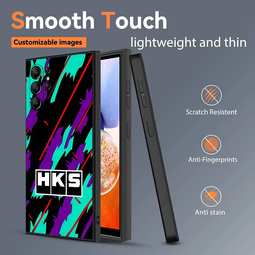 Elegant Frosted Shockproof Phone Case - Fashion Car H-HKS-S Collection