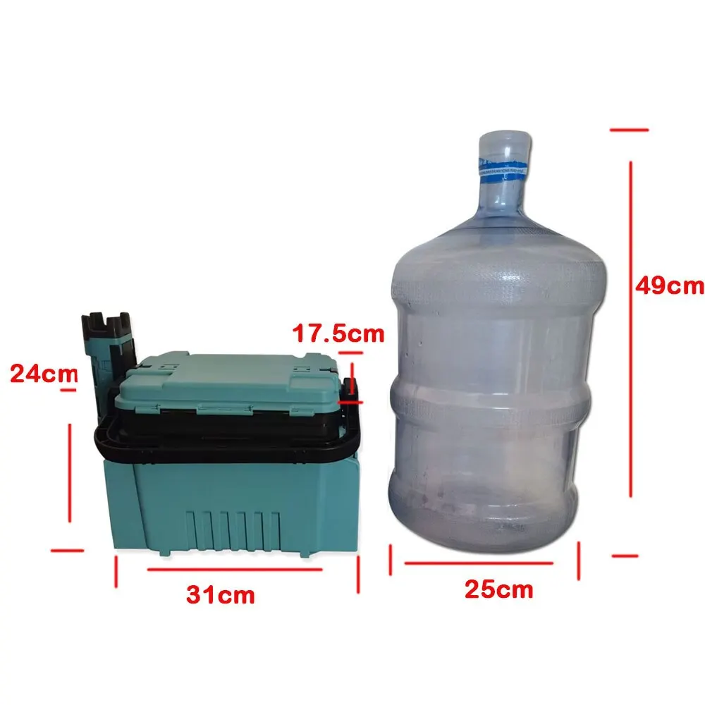 釣り用タックルボックス大型釣り道具箱多機能腹筋厚肉釣り用ルアー収納