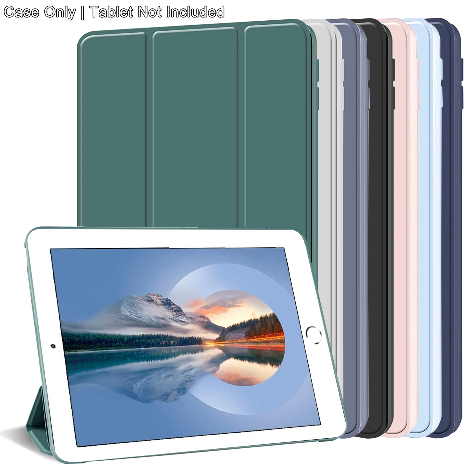 Premium Tri-fold Magnetic PU Leather Protective Tablet Case – Elegant Flip Stand Cover