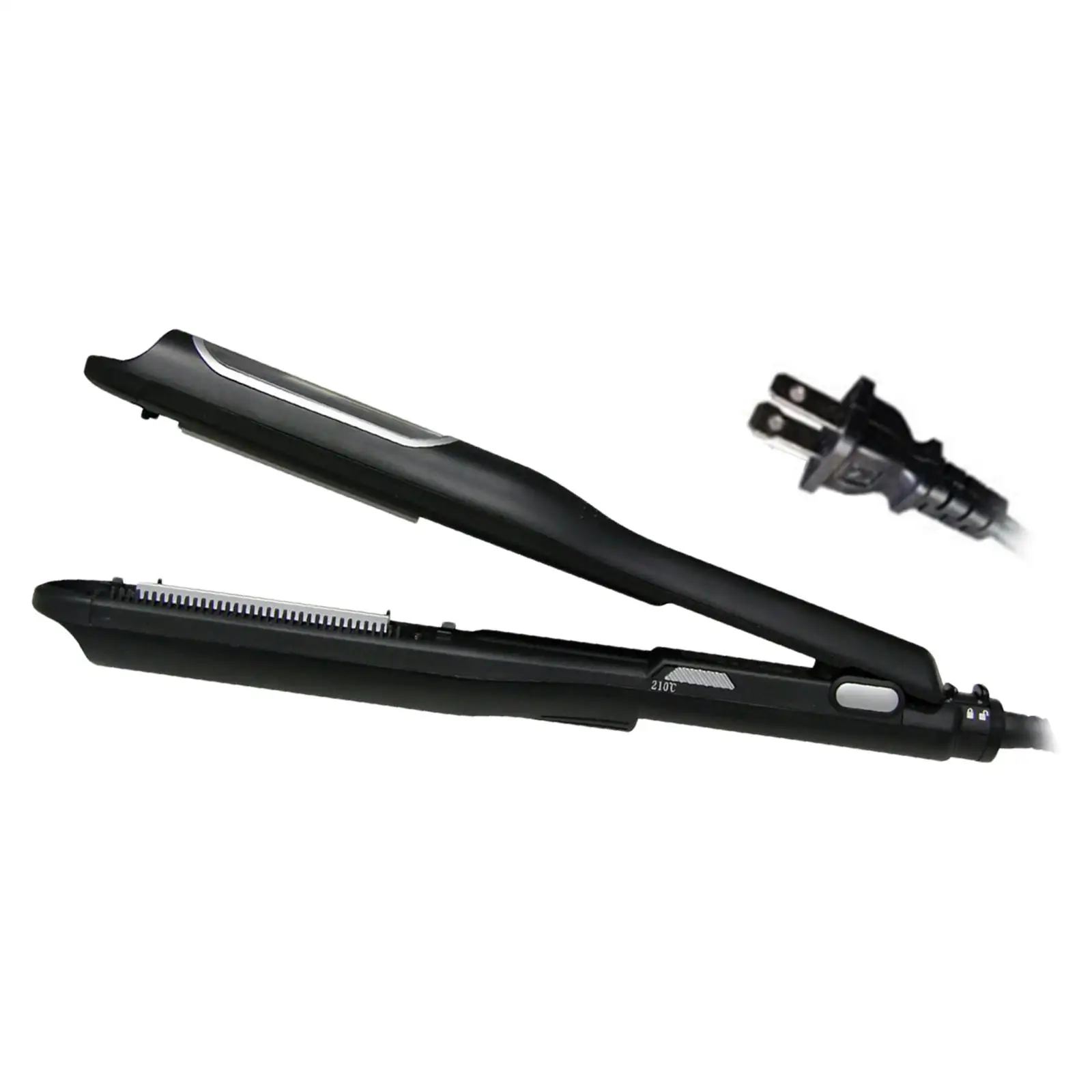 Wavy Professional Rotating Curling Iron, Auto Hair Curler with 2 Adjustable Temps 250°F to 450° Types, Anti-Scald & Auto-off