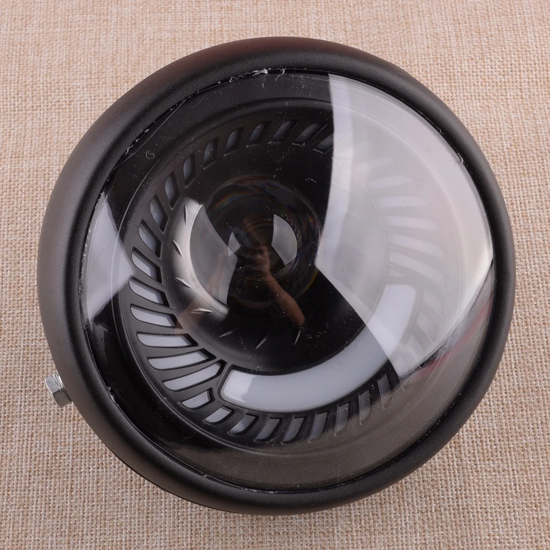 

6.5'' 12V Universal Motorcycle Front LED Headlight Lamp Fit for Cafe Racer Bobber Bikes Cruisers Chopper