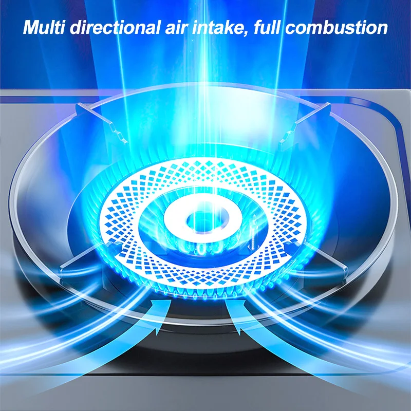 Description Picture 5 of itemHome Kitchen Tabletop 4.0KW/4.8KW/5.2KW Fierce Fire Gas Stove Liquefied Gas Natural Gas Double-head Stove Flameout Protection