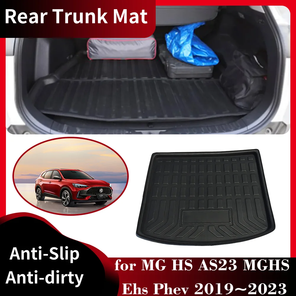 Коврик для заднего багажника автомобиля MG HS AS23 MGHS Plug-in Ehs Phev 2019 ~ 2023,2020 2021 2022 водонепроницаемый пользовательский вкладыш, поднос, коврик для сапог, аксессуары Коврик для заднего багажника автомобиля MG HS AS23 MGHS Plug-in Ehs Phev 2019 ~ 2023,2020 2021 2022 водонепроницаемый пользовательский вкладыш, поднос, коврик для сапог, аксессуары