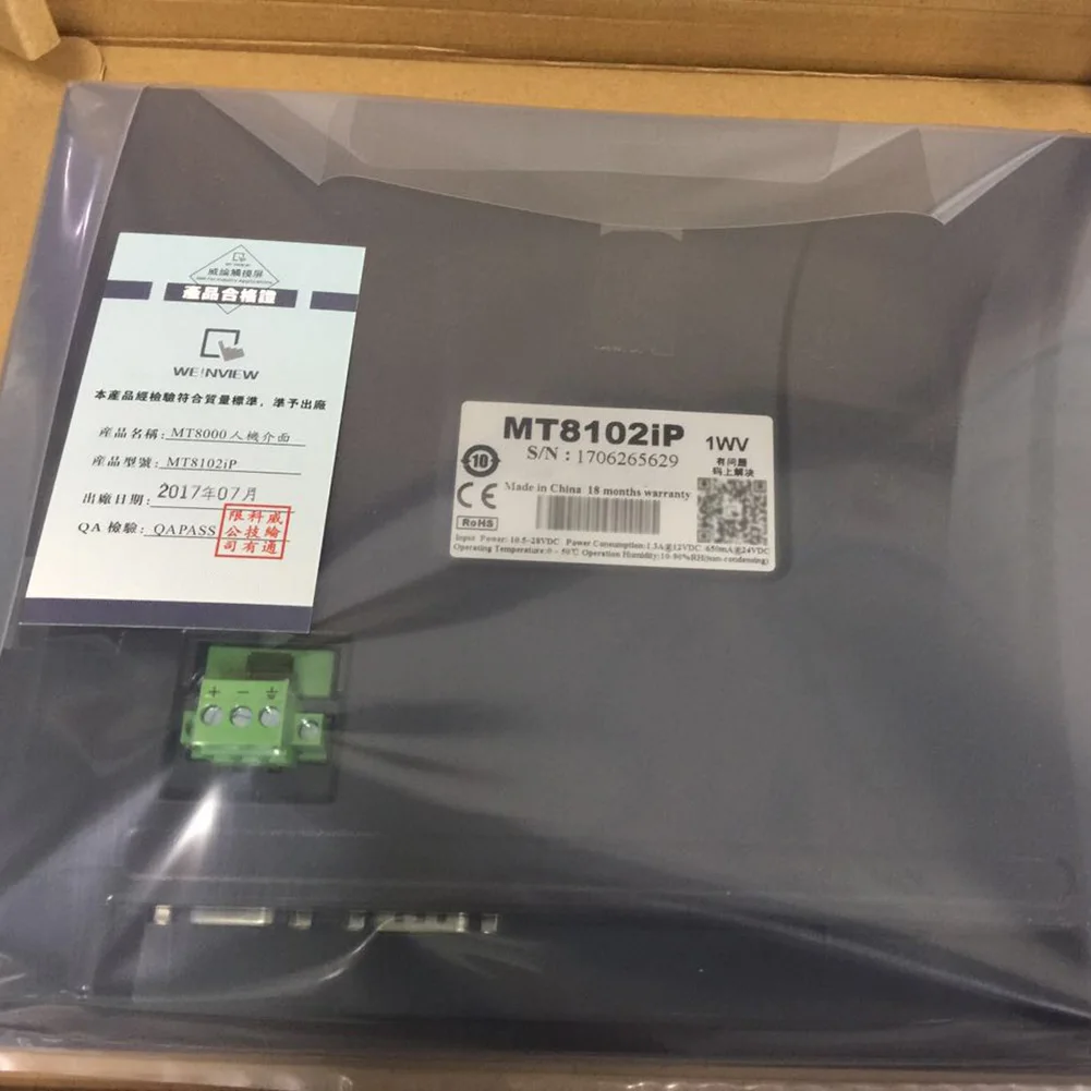 

New for Weinview HMI MT8102iP Touch Screen Module in Box