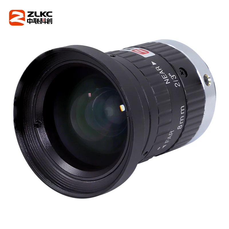 Zlkc-c Mount Industrial Câmera fa Machine Vision Íris Manual Baixa Distorção F1.8 Lens 5mp mm 12 mm 16 mm 25 mm 35 mm 50 Milímetros - Image 3